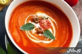 طريقة شوربة الطماطم بالزبادي