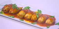 طريقة عمل كالماري بالأرز والجمبري