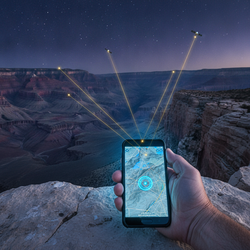 كيف يعرف الهاتف موقعي بدون إنترنت؟ شرح تقنية الـ GPS وتوضيح كيف يعرف الهاتف موقعي بدون إنترنت في المناطق المعزولة